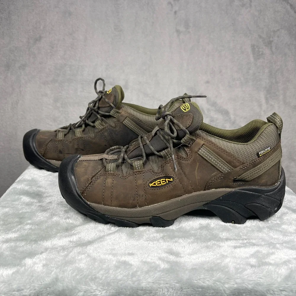Keen Targhee II Hiking Shoes Men 10.5 Brown Waterproof Leather 1017345